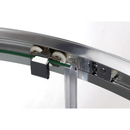 Paroi de douche coulissante semi-circulaire TITAN