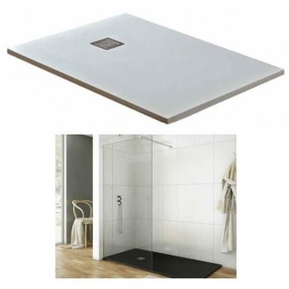 Receveur de douche ALEXIA + Paroi fixe SCREEN