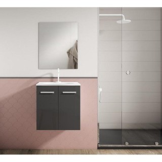 Meuble de salle de bain suspendu NOA 2 portes