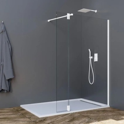 Paroi de douche VF +  VP SCREEN SWING BLANC