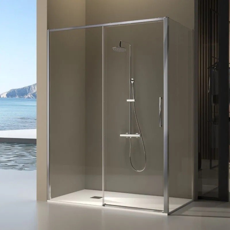 Paroi de douche VF + PC + fixe latéral DELTA