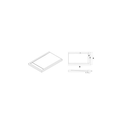 Receveur de douche en Corian OCTANS