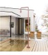 Douche extérieure en acier inox POOL rose