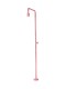 Douche extérieure en acier inox POOL rose