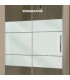 Paroi de douche VF + PC + fixe latéral DELTA BLANC