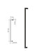 Paroi de douche VF + PC PAVÍA NOIR