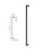 Paroi de douche 2 VF + 2 PC PAVÍA NOIR