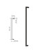 Paroi de douche d'angle 2 VF + 2 PC PAVÍA NOIR